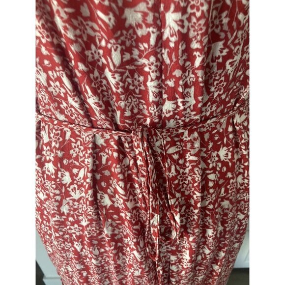 Knox Rose Medium Peasant Sundance Cottage Core Dress Floral Red Multicolor New - Picture 3 of 8